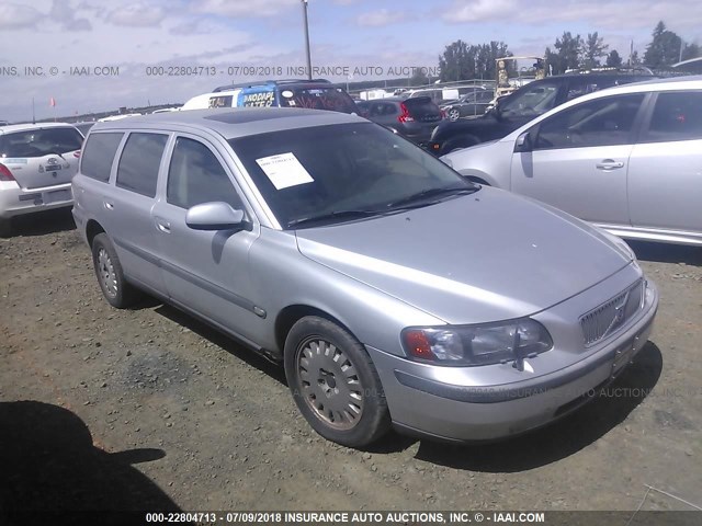 YV1SW58D222248523 - 2002 VOLVO V70 2.4T SILVER photo 1