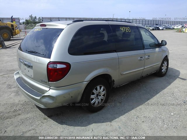 2A4GP54L07R167528 - 2007 CHRYSLER TOWN & COUNTRY TOURING GOLD photo 4