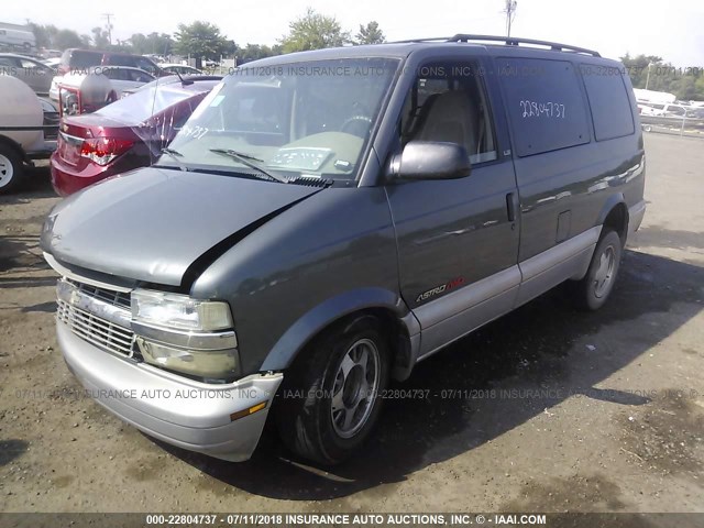 1GNEL19W3YB115452 - 2000 CHEVROLET ASTRO Pewter photo 2