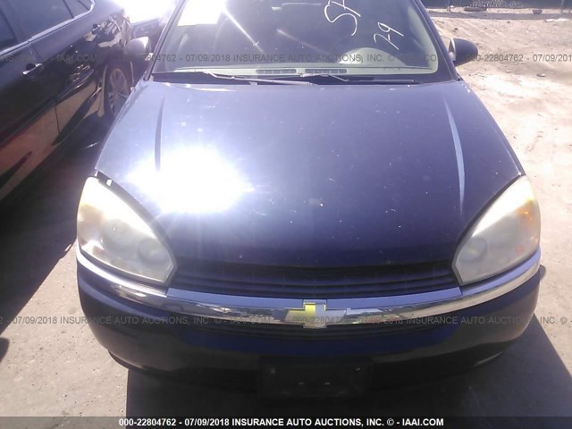 1G1ZU64835F159462 - 2005 CHEVROLET MALIBU MAXX LT BLUE photo 6