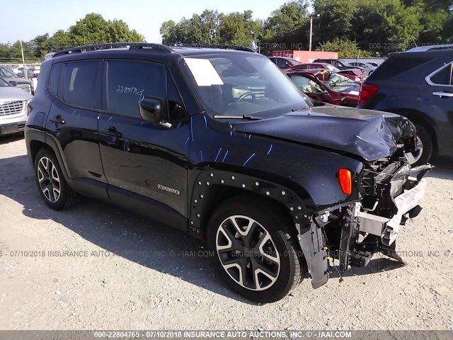 ZACCJABT2FPC37115 - 2015 JEEP RENEGADE LATITUDE BLACK photo 1