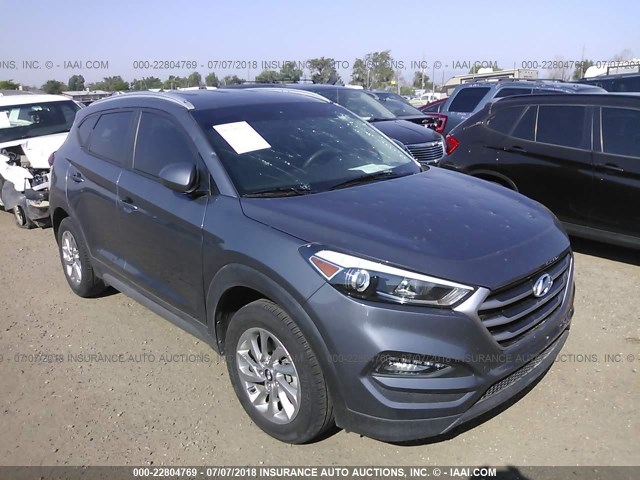 KM8J3CA45HU262045 - 2017 HYUNDAI TUCSON LIMITED/SPORT AND ECO/SE GRAY photo 1