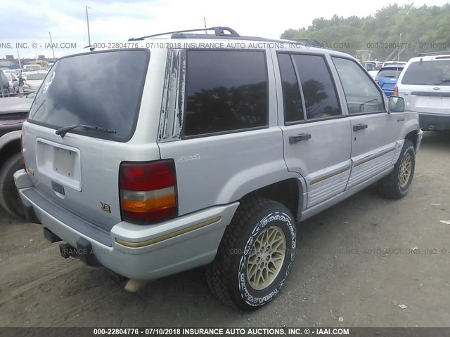 1J4GZ78Y5SC529107 - 1995 JEEP GRAND CHEROKEE LIMITED/ORVIS SILVER photo 4