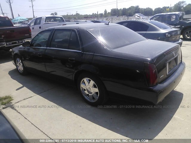 1G6KF57905U129030 - 2005 CADILLAC DEVILLE DTS BLACK photo 3