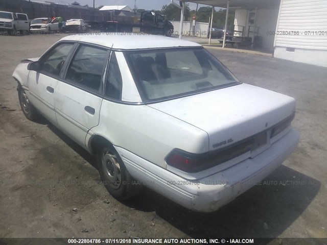 1FAPP36XXRK244472 - 1994 FORD TEMPO GL WHITE photo 3