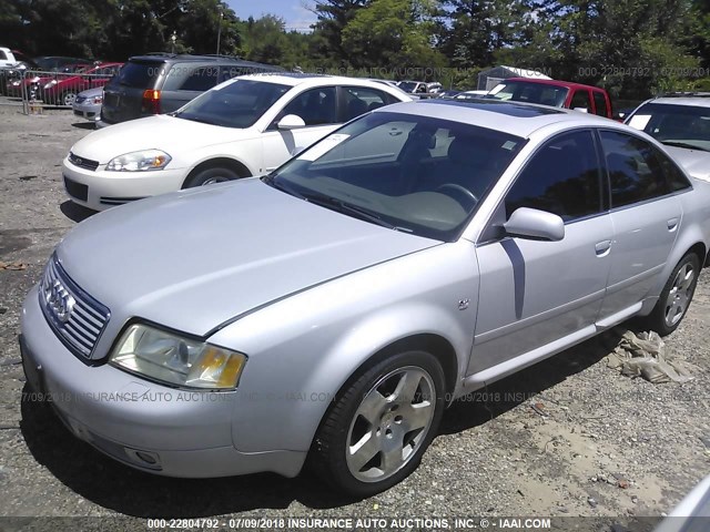 WAUML64B23N114240 - 2003 AUDI A6 4.2 QUATTRO SILVER photo 2