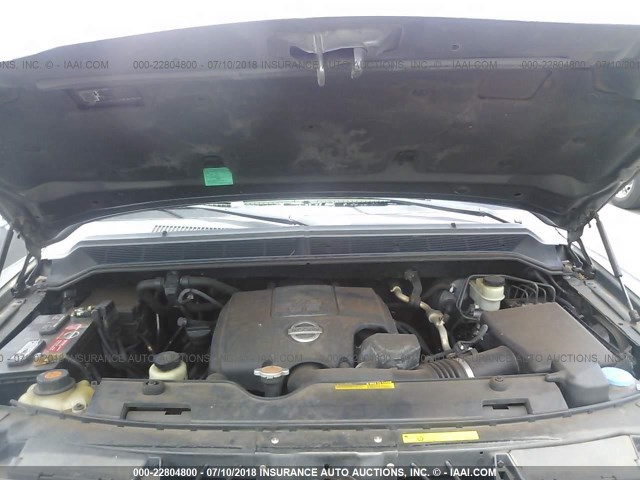 5N1AA08A47N714558 - 2007 NISSAN ARMADA SE/LE GRAY photo 10