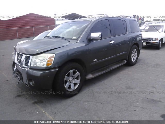 5N1AA08A47N714558 - 2007 NISSAN ARMADA SE/LE GRAY photo 2