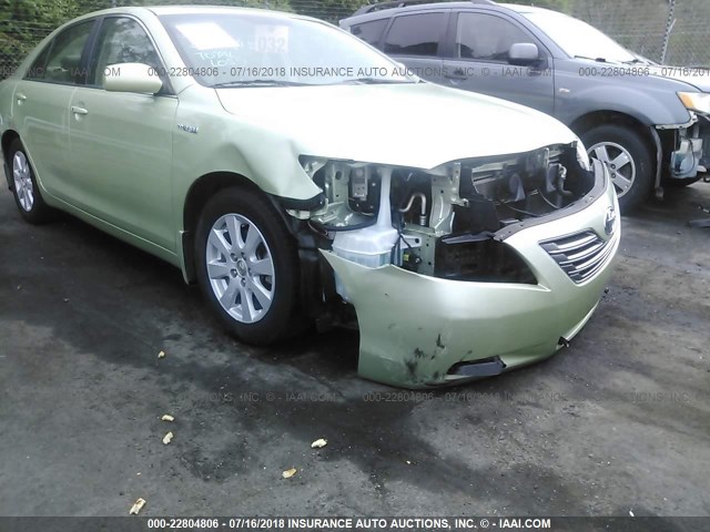 4T1BB46K47U024691 - 2007 TOYOTA CAMRY NEW GENERAT HYBRID GREEN photo 6