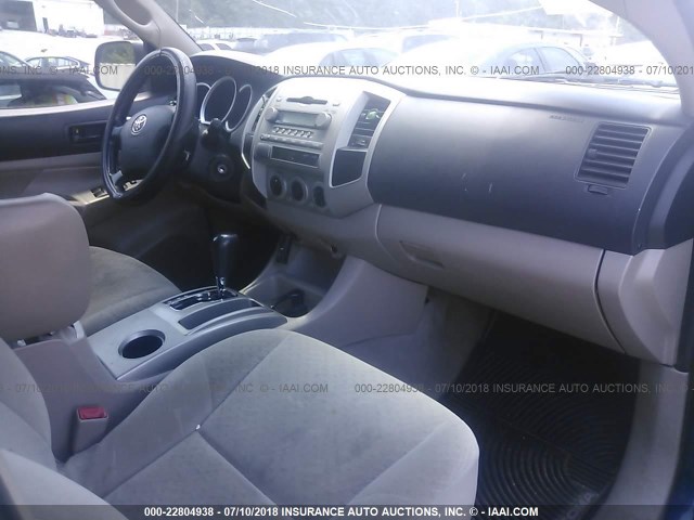 3TMJU62N77M048011 - 2007 TOYOTA TACOMA DOUBLE CAB PRERUNNER BLUE photo 5