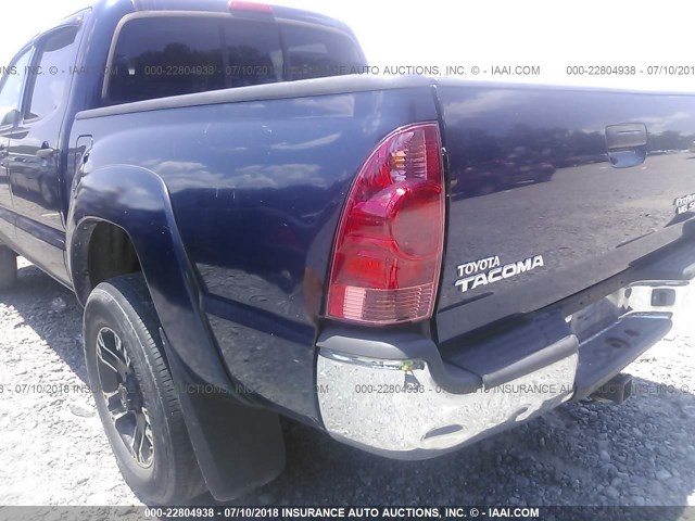 3TMJU62N77M048011 - 2007 TOYOTA TACOMA DOUBLE CAB PRERUNNER BLUE photo 6