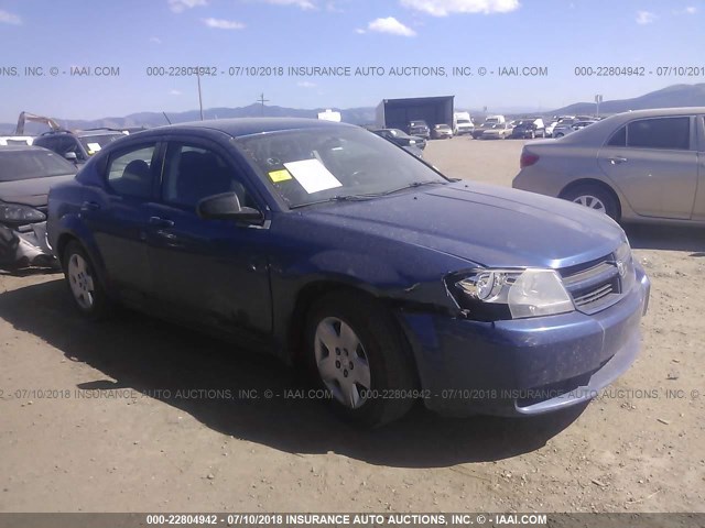 1B3CC4FB1AN175044 - 2010 DODGE AVENGER SXT BLUE photo 1