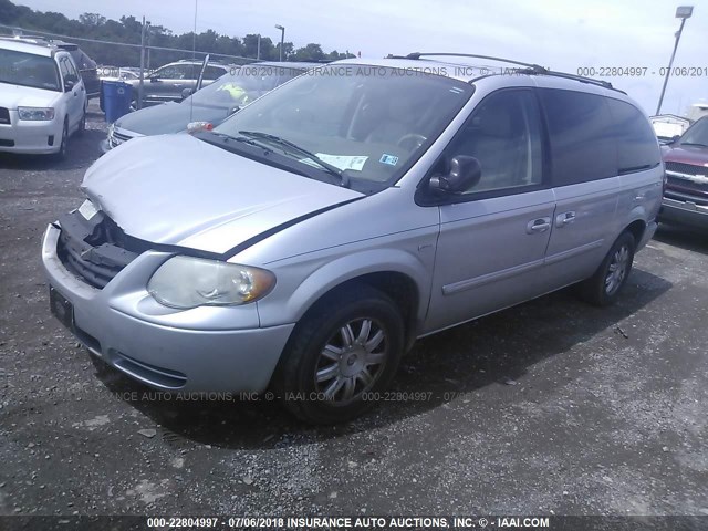 2A4GP54L66R704191 - 2006 CHRYSLER TOWN & COUNTRY TOURING SILVER photo 2