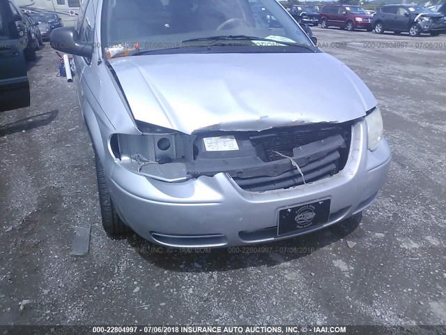 2A4GP54L66R704191 - 2006 CHRYSLER TOWN & COUNTRY TOURING SILVER photo 6