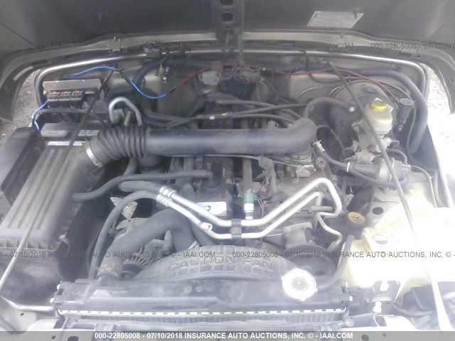 1J4FA49S55P342491 - 2005 JEEP WRANGLER / TJ SPORT 金色 照片 10