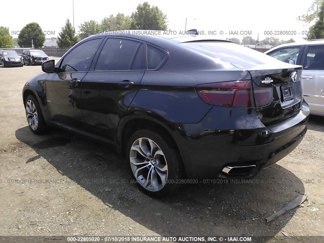 5UXFG8C57CL590341 - 2012 BMW X6 XDRIVE50I BLACK photo 3