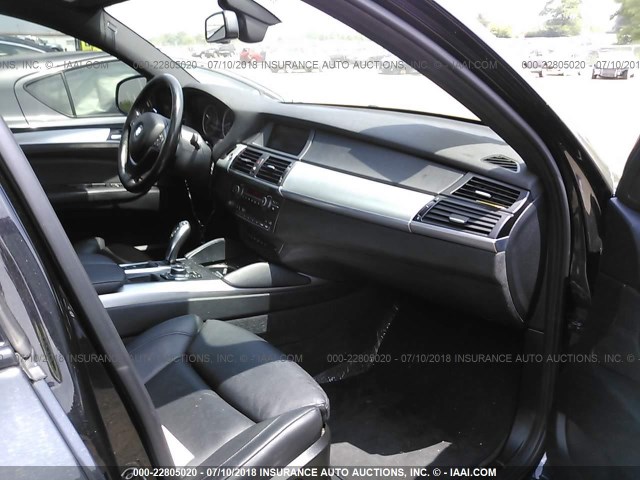 5UXFG8C57CL590341 - 2012 BMW X6 XDRIVE50I BLACK photo 5