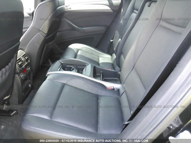 5UXFG8C57CL590341 - 2012 BMW X6 XDRIVE50I BLACK photo 8