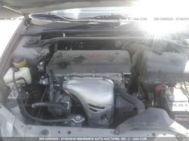 4T1BE32K72U543492 - 2002 TOYOTA CAMRY LE/XLE/SE Gümüş foto 10