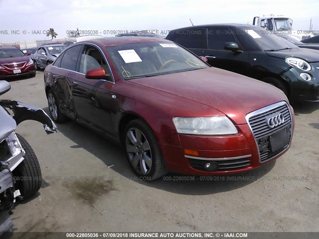 WAUAH74F96N077155 - 2006 AUDI A6 3.2 ORANGE photo 1