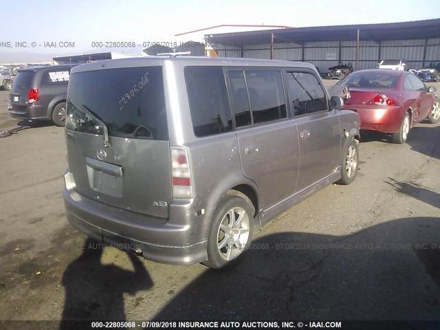 JTLKT324250219667 - 2005 TOYOTA SCION XB Gümüş foto 4