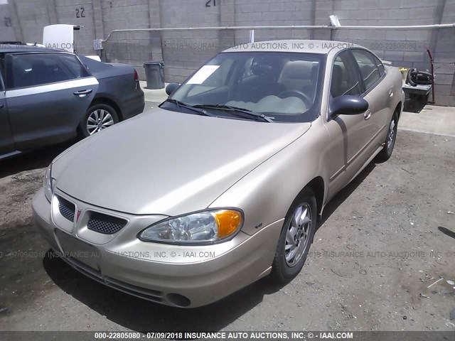 1G2NE52E95M113379 - 2005 PONTIAC GRAND AM SE TAN photo 2