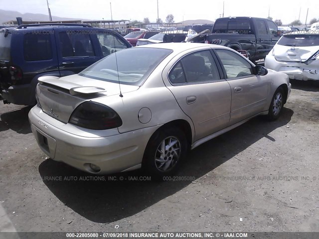 1G2NE52E95M113379 - 2005 PONTIAC GRAND AM SE TAN photo 4