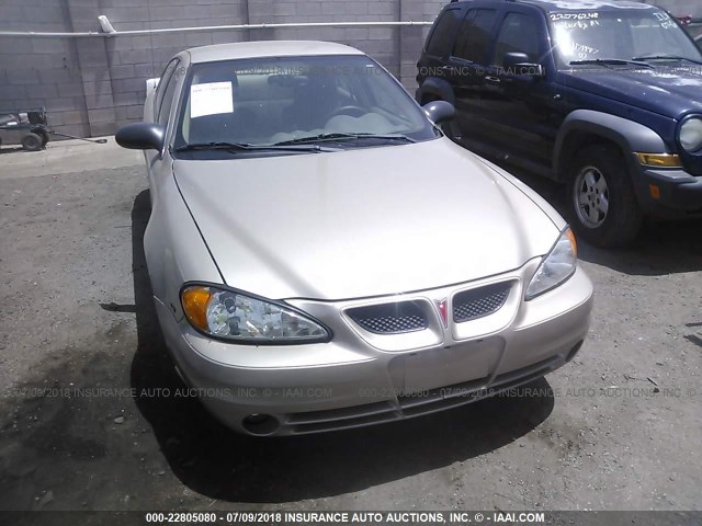 1G2NE52E95M113379 - 2005 PONTIAC GRAND AM SE TAN photo 6