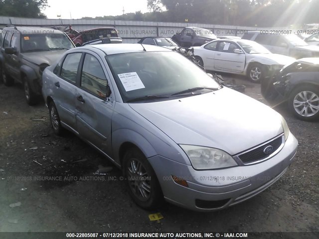 1FAFP34N47W259195 - 2007 FORD FOCUS ZX4/S/SE/SES SILVER photo 1