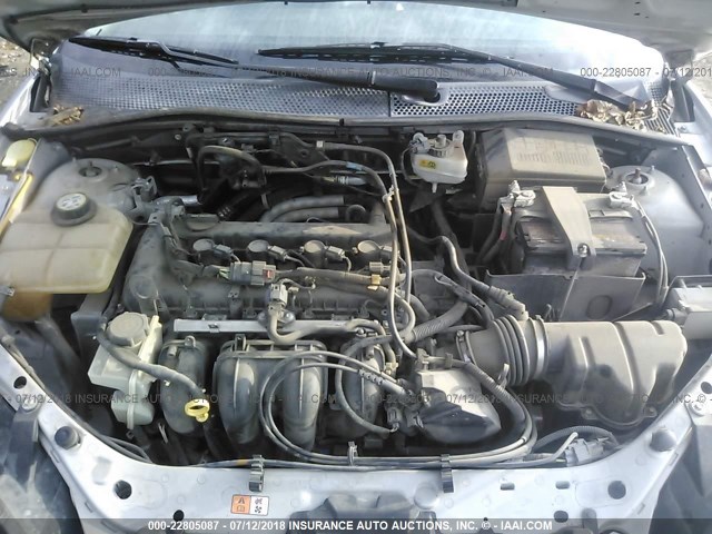 1FAFP34N47W259195 - 2007 FORD FOCUS ZX4/S/SE/SES 银色 照片 10