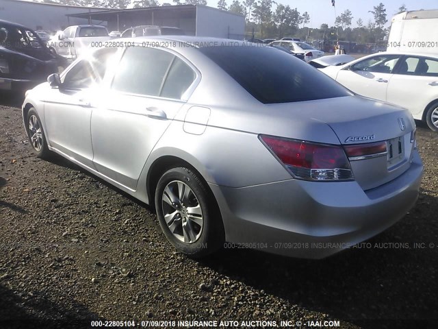 1HGCP2F64BA126649 - 2011 HONDA ACCORD SE SILVER photo 3