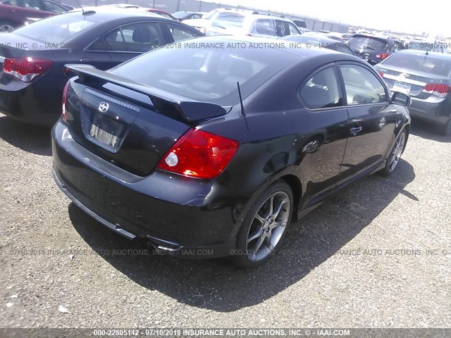 JTKDE167X60122539 - 2006 TOYOTA SCION TC 黑色 照片 4