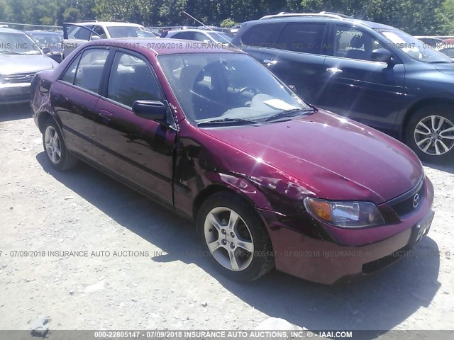 JM1BJ225130137995 - 2003 MAZDA PROTEGE DX/LX/ES MAROON photo 1