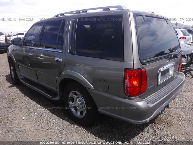 5LMFU28A91LJ00839 - 2001 LINCOLN NAVIGATOR GOLD photo 3