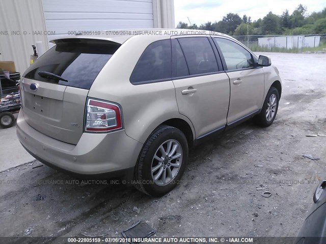 2FMDK39C97BA48188 - 2007 FORD EDGE SEL PLUS GOLD photo 4