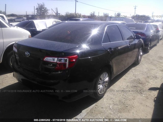4T4BF1FK8ER396685 - 2014 TOYOTA CAMRY L/SE/LE/XLE 黑色 照片 4