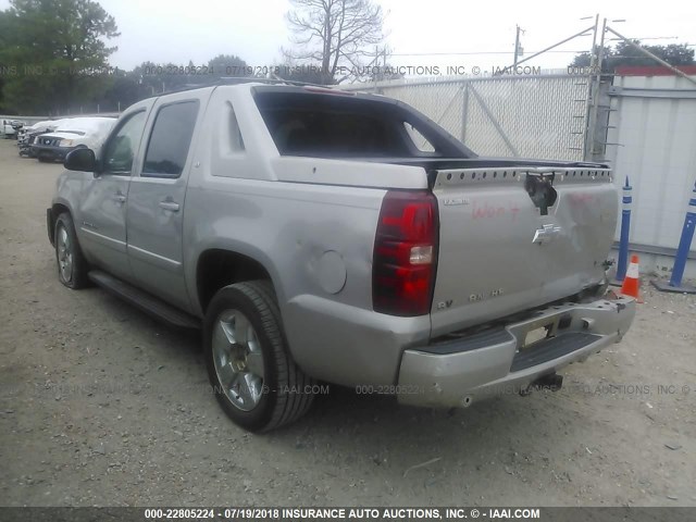 3GNEC12017G203895 - 2007 CHEVROLET AVALANCHE C1500 TAN photo 3