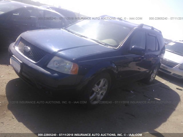 1FMDK06145GA05143 - 2005 FORD FREESTYLE LIMITED BLUE photo 2