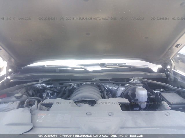 3GCUKSEC9EG314856 - 2014 CHEVROLET SILVERADO K1500 LTZ GRAY photo 10