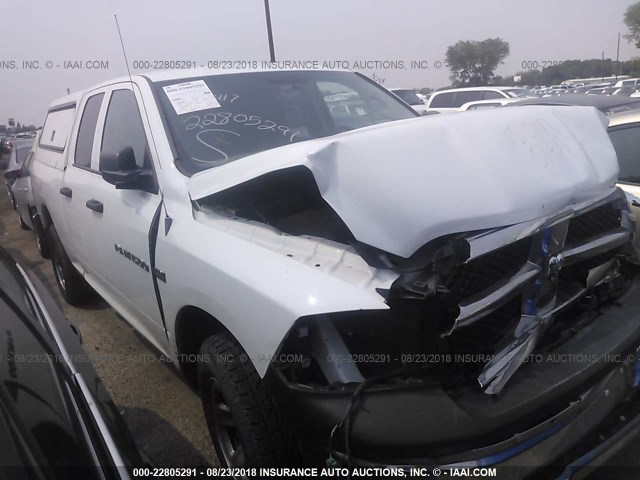 1C6RD7FT1CS126261 - 2012 DODGE RAM 1500 ST WHITE photo 1