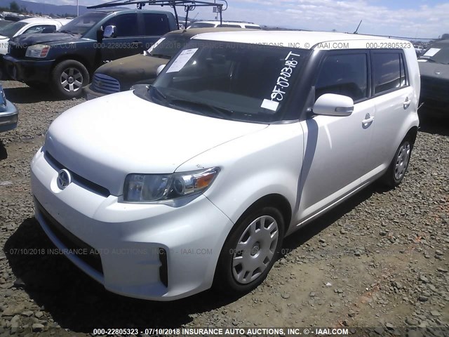 JTLZE4FE4CJ016191 - 2012 TOYOTA SCION XB Weiß Foto 2
