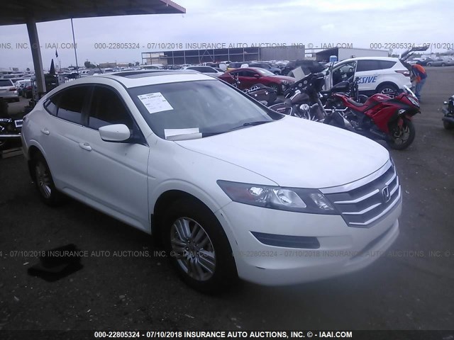 5J6TF3H51CL001040 - 2012 HONDA CROSSTOUR EXL WHITE photo 1