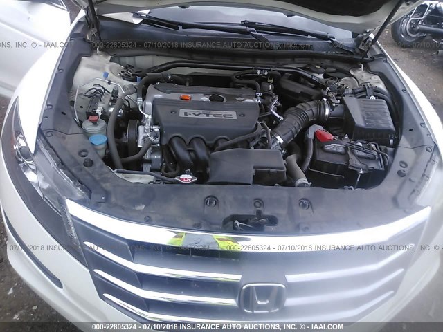 5J6TF3H51CL001040 - 2012 HONDA CROSSTOUR EXL თეთრი ფოტო 10