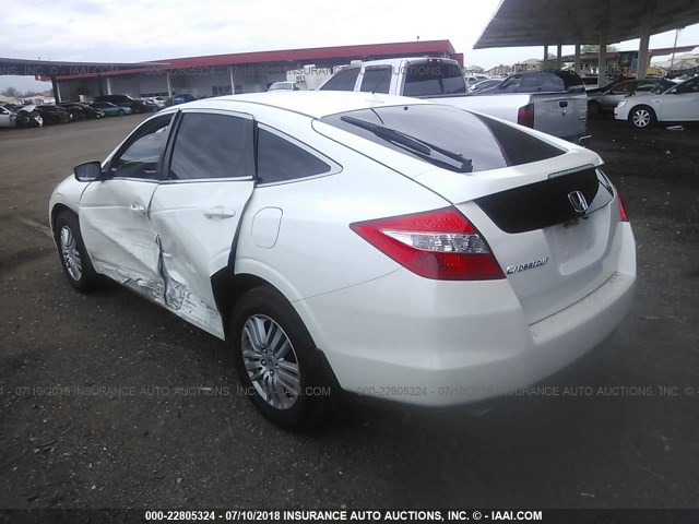 5J6TF3H51CL001040 - 2012 HONDA CROSSTOUR EXL WHITE photo 3