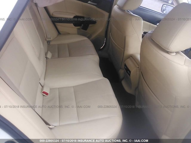 5J6TF3H51CL001040 - 2012 HONDA CROSSTOUR EXL WHITE photo 8