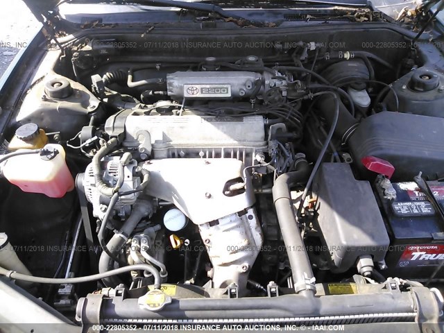 4T1BG12K2TU830562 - 1996 TOYOTA CAMRY DX/LE/XLE GREEN photo 10