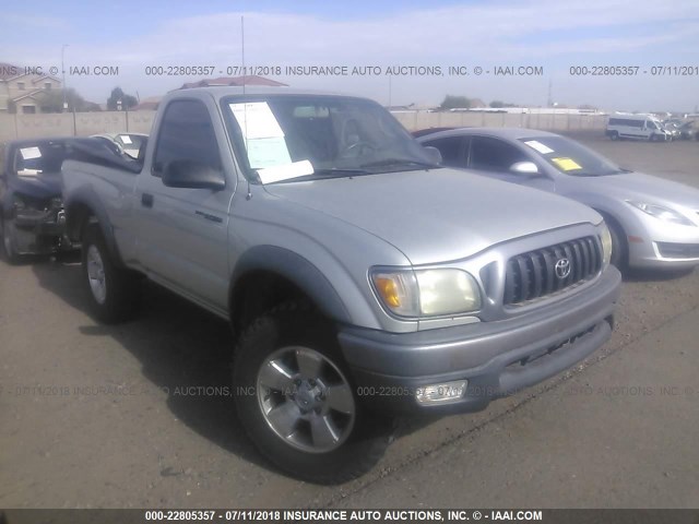 5TENM92N12Z080399 - 2002 TOYOTA TACOMA PRERUNNER SILVER photo 1