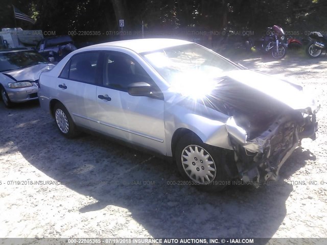 1HGCM56137A039430 - 2007 HONDA ACCORD VALUE SILVER photo 1