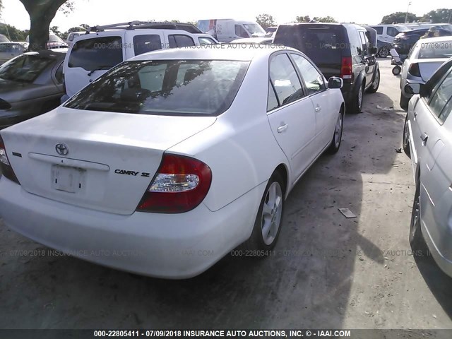 4T1BE30KX4U282879 - 2004 TOYOTA CAMRY LE/XLE/SE 白色 照片 4