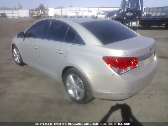 1G1PG5SC1C7108565 - 2012 CHEVROLET CRUZE LT TAN photo 3